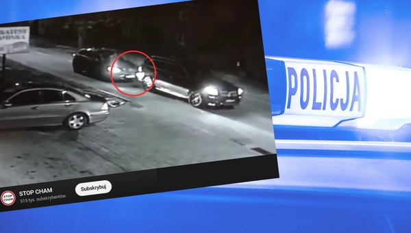 Kierowca Mercedesa specjalnie zahamował. Finał przywraca nadzieję [WIDEO]