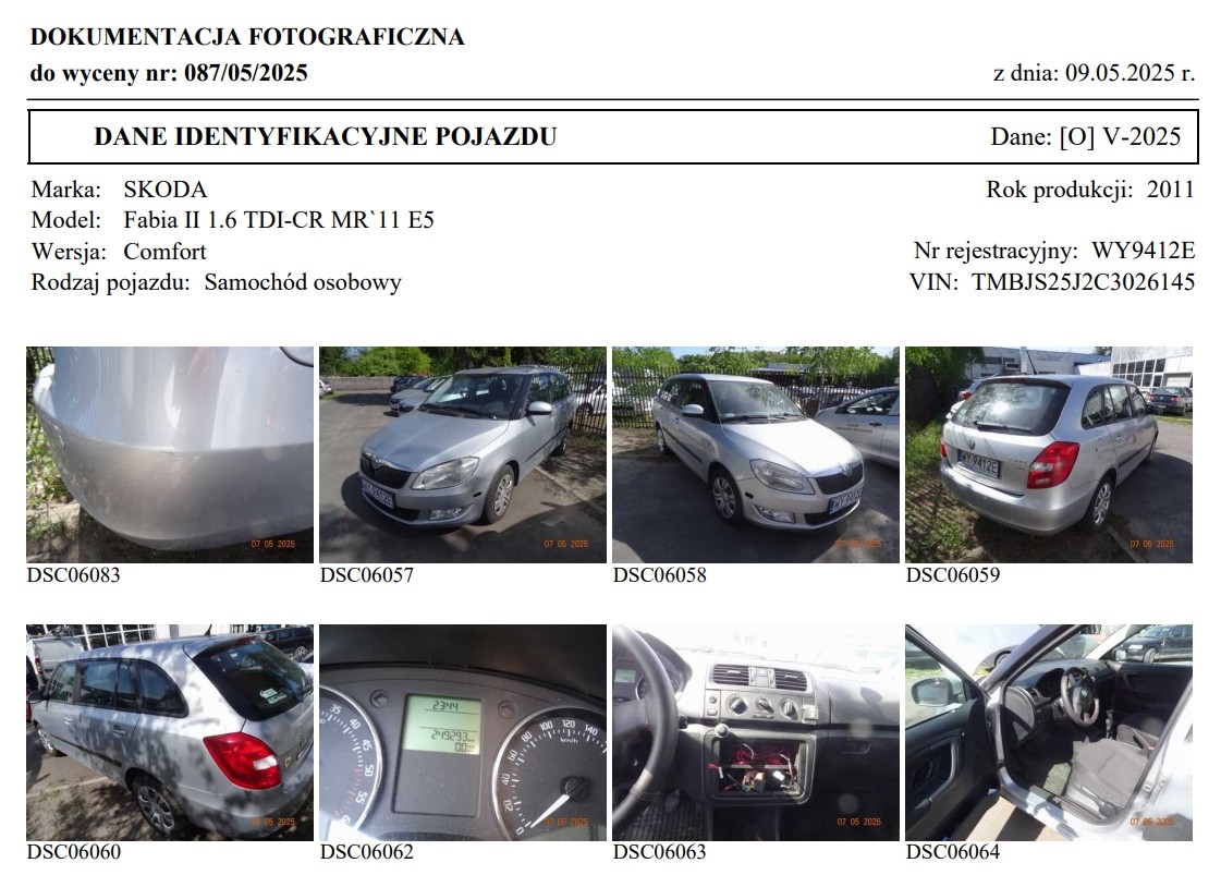 Fragment opinii rzeczoznawcy