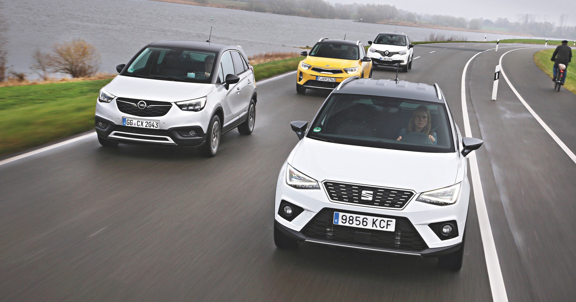 Porównanie: Kia Stonic, Opel Crossland X, Renault Captur i Seat Arona