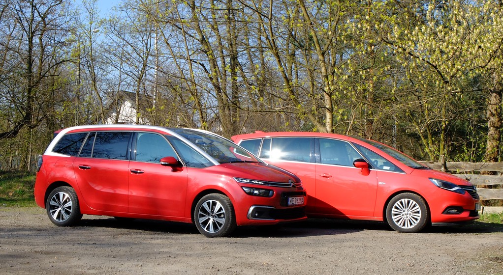 Opel Zafira i Citroen C4 Picasso