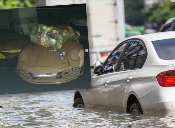 Supersamochody pokryte warstwą mułu. Aż pęka serce na ich widok