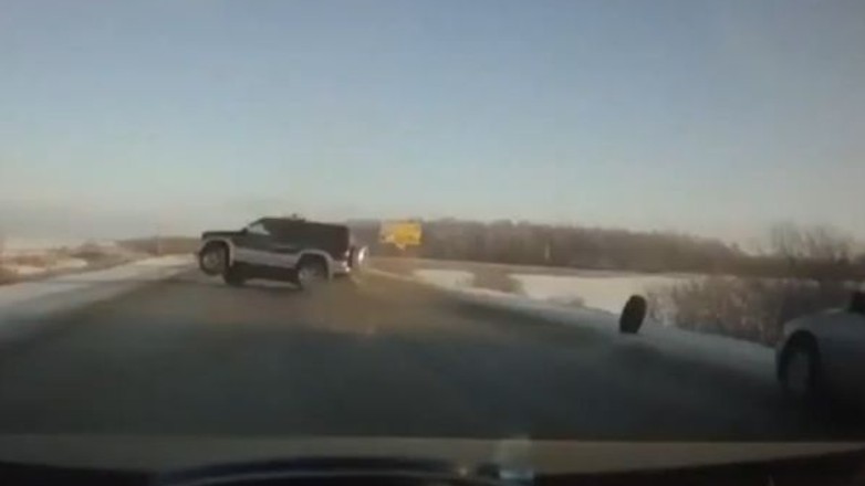 Wyprzedzał i stracił koło