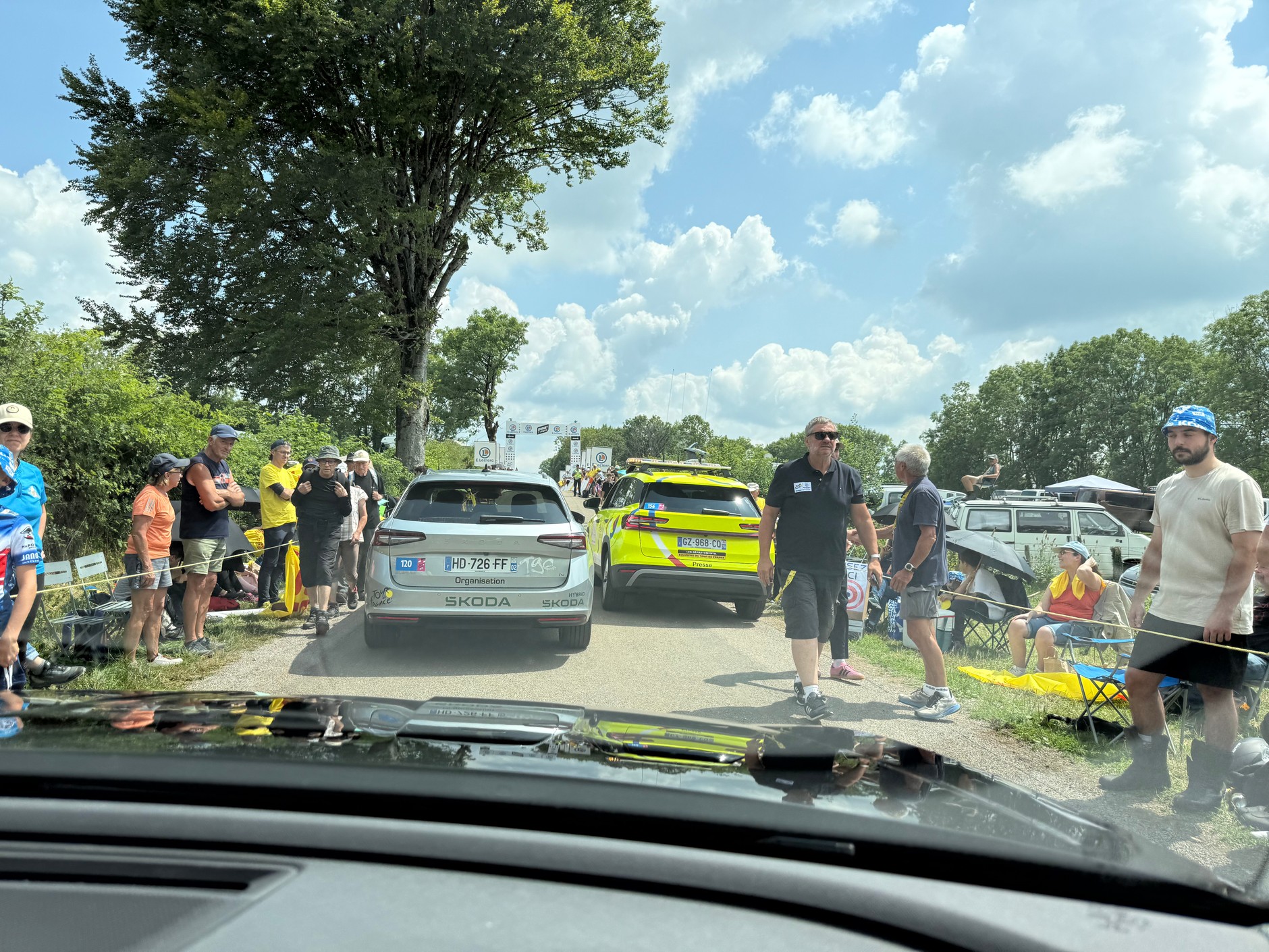 Na trasie odcinka Tour de France