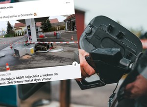 Przyjechała na stację zatankować. Zapłaciła i ruszyła, ale o czymś zapomniała