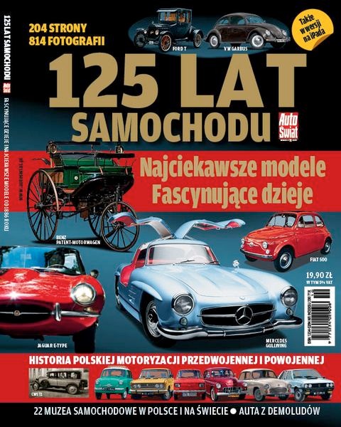 125 lat motoryzacji w albumie tygodnika "Auto Świat"