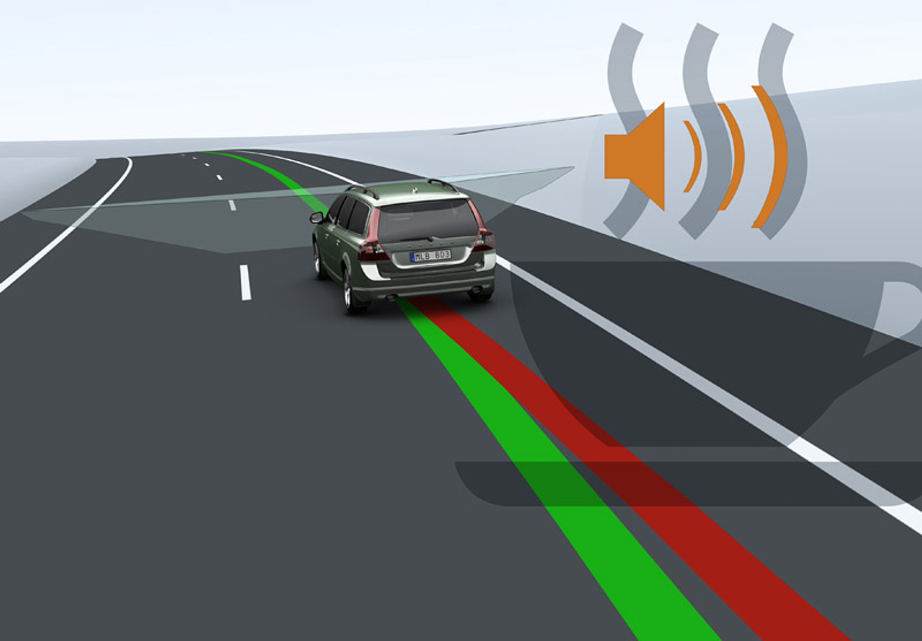Duże Volvo mówi: „Stary, zatrzymaj się i napij się kawy”