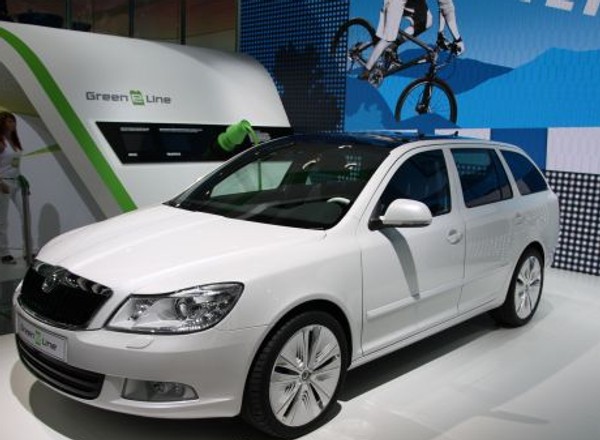 Skoda Octavia Green E Line w produkcji