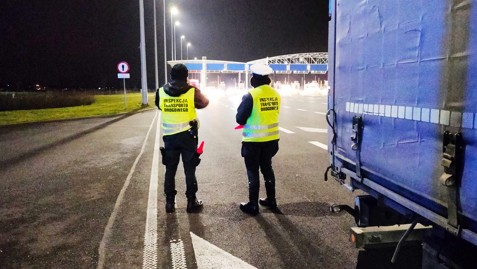 Masowe kontrole kierowców pojazdów ciężkich