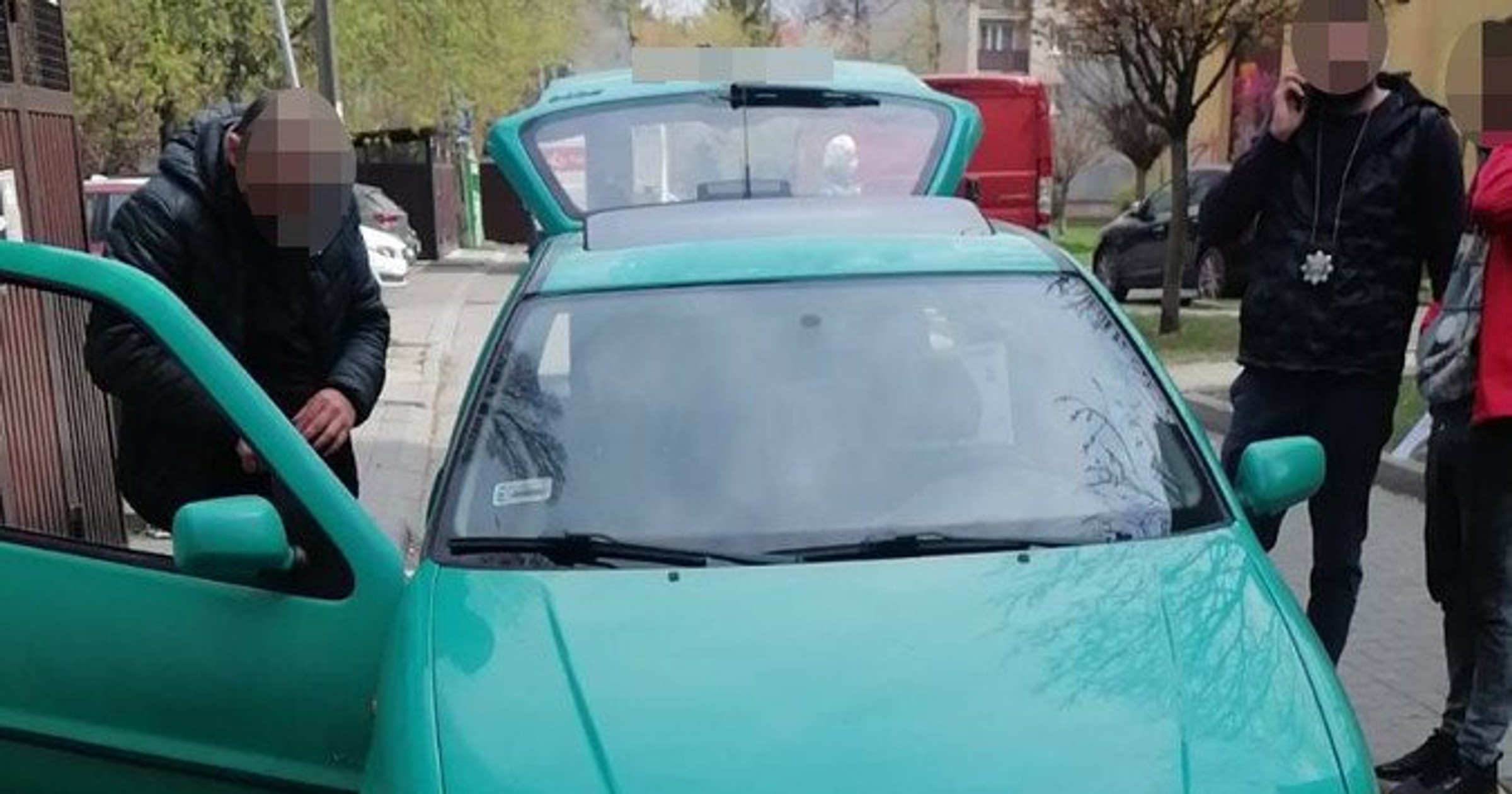 Volkswagen Polo zatrzymanego 32-latka