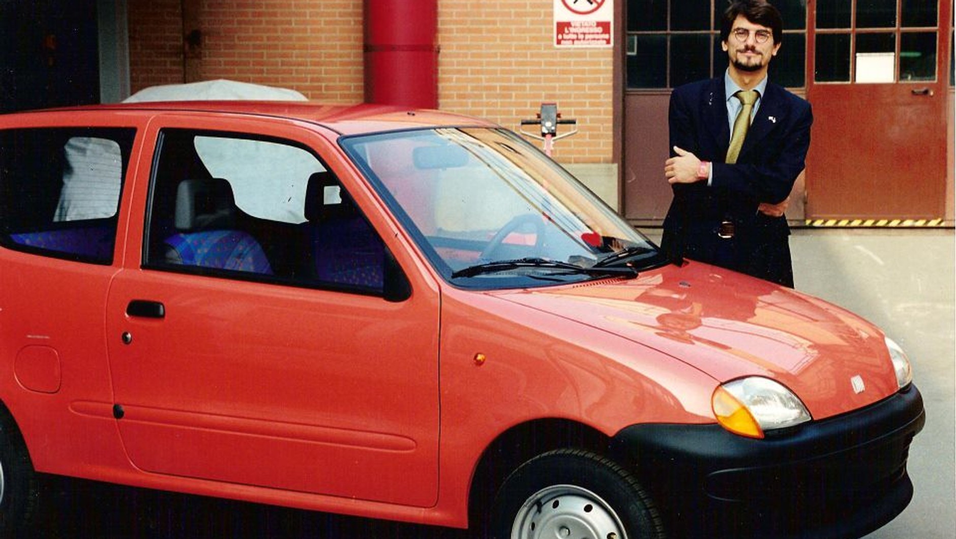 Fiat Seicento i jego stylista Luciano Bove