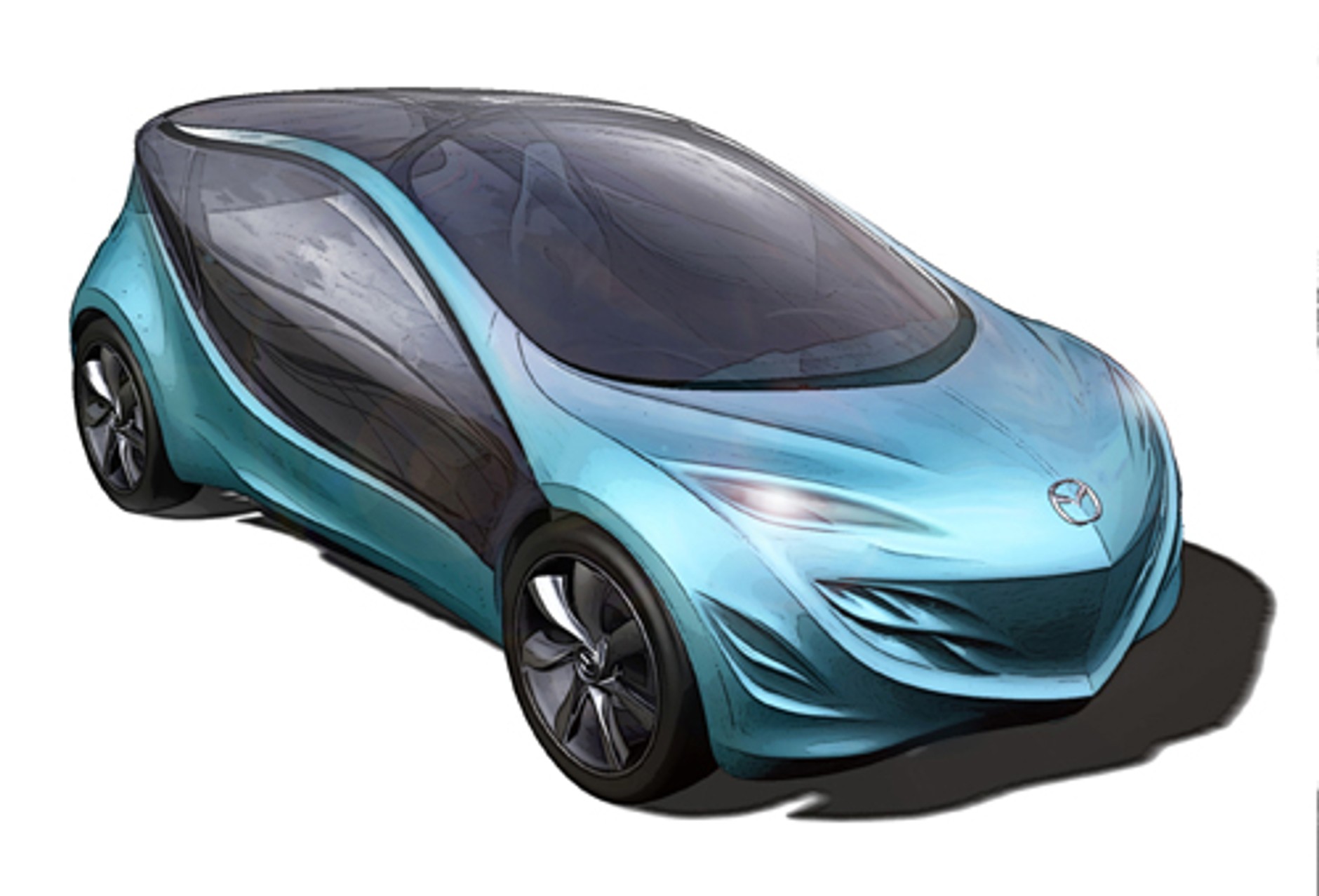 Futurystyczna Mazda Kazamai