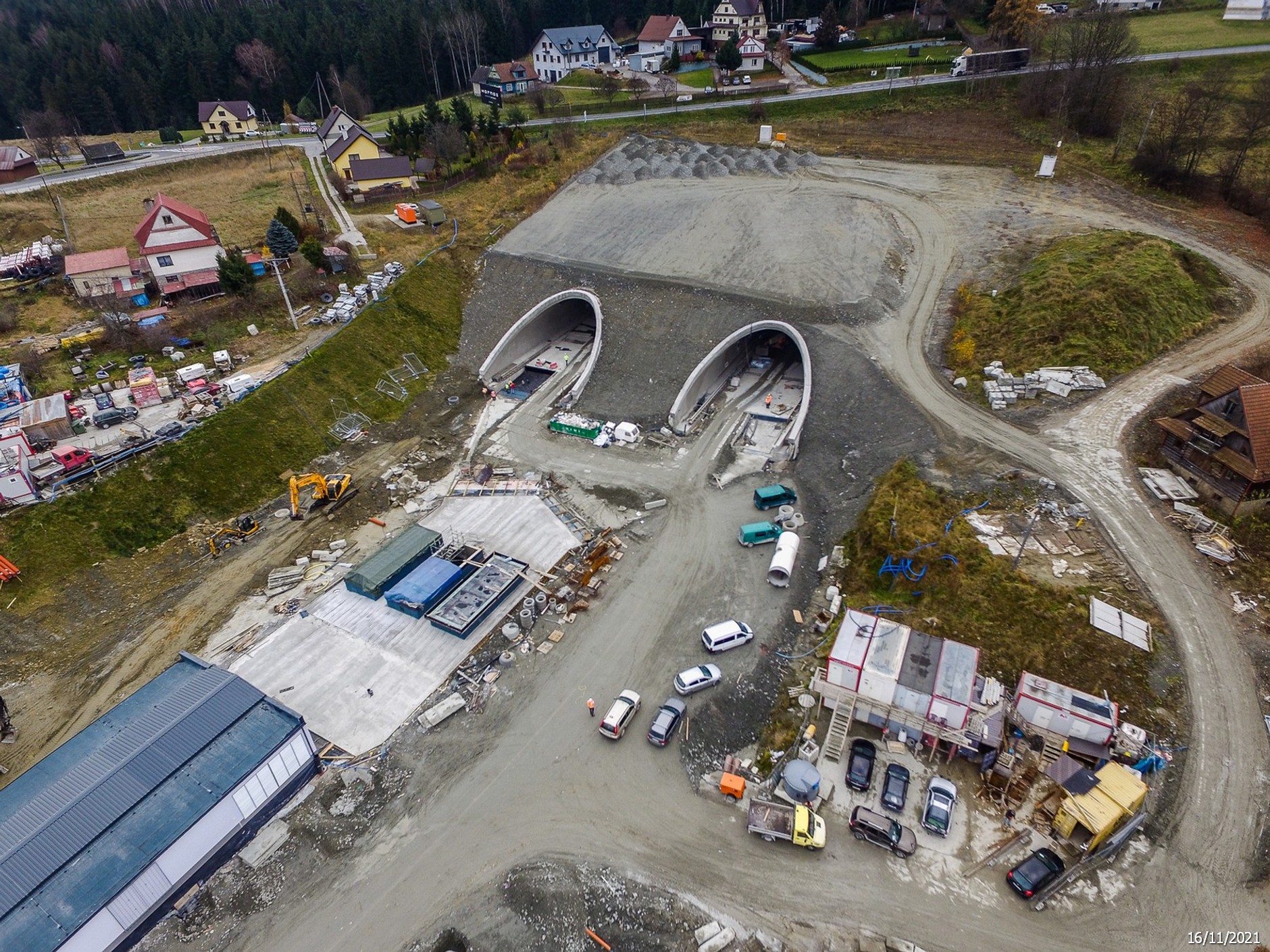 Tunel w ciągu trasy S7: Lubień - Rabka