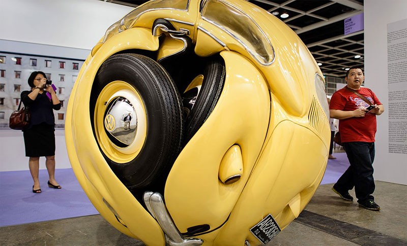 Volkswagen Garbus w interpretacji artysty