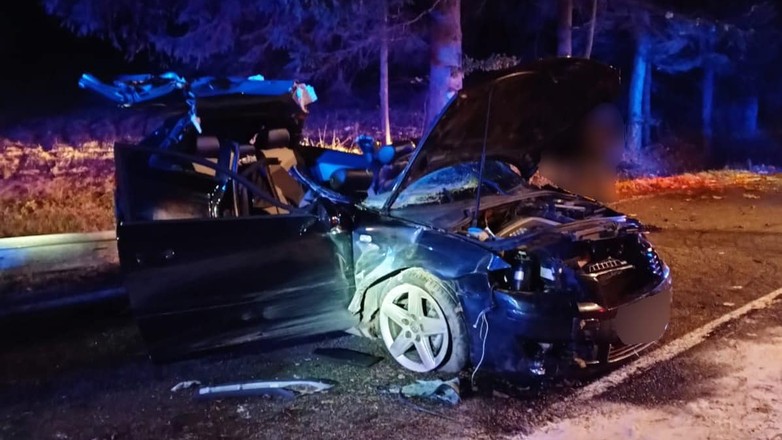 Wypadek Audi na Słowacji