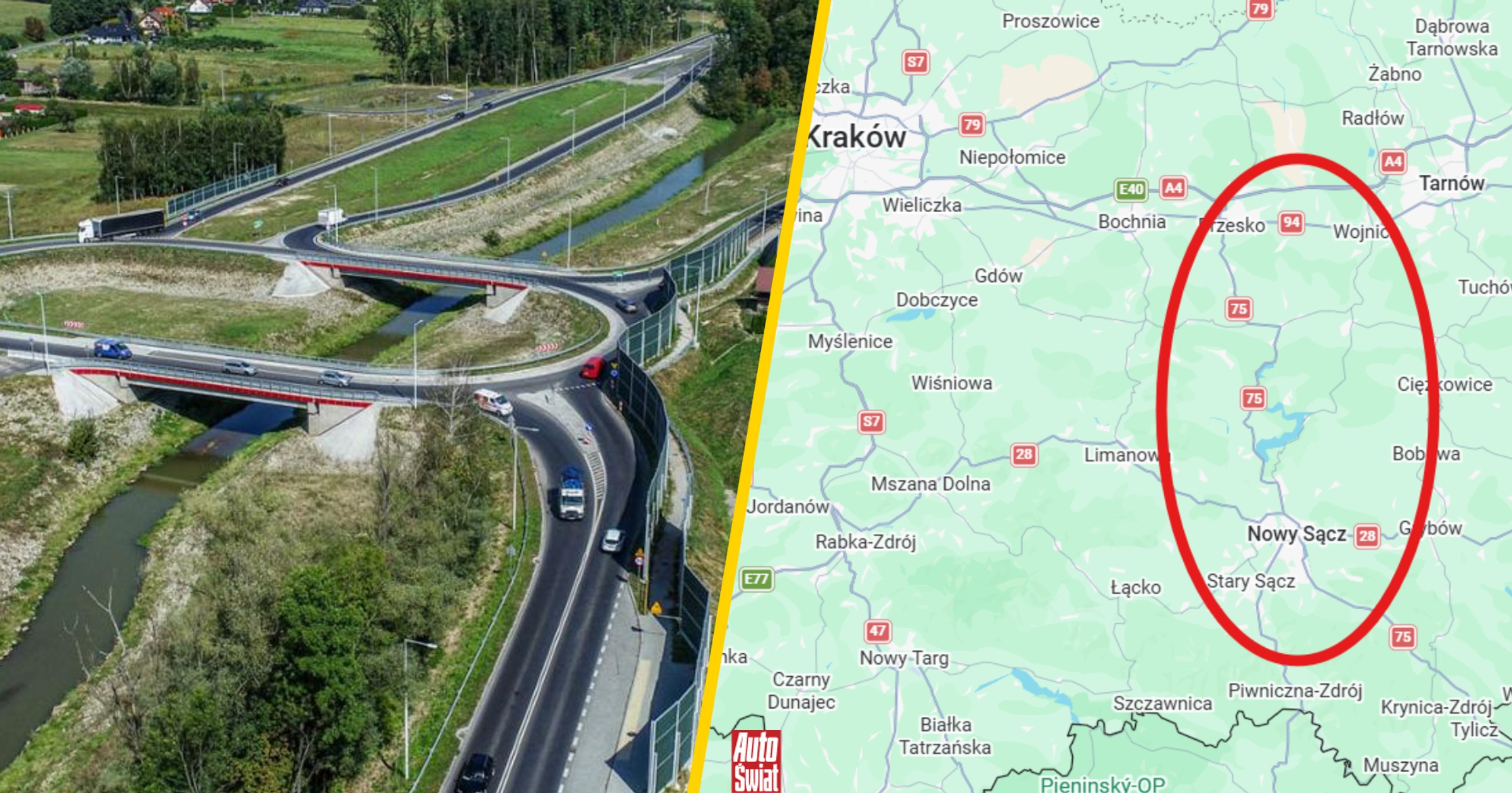 Będzie nowa "sądeczanka". 14 firm walczy o kontrakt. Droga za 23 mln zł