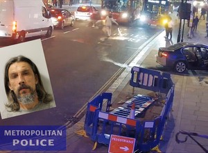 Zapadł wyrok dla Polaka, który wjechał w komisariat w Londynie i podpalił ulicę