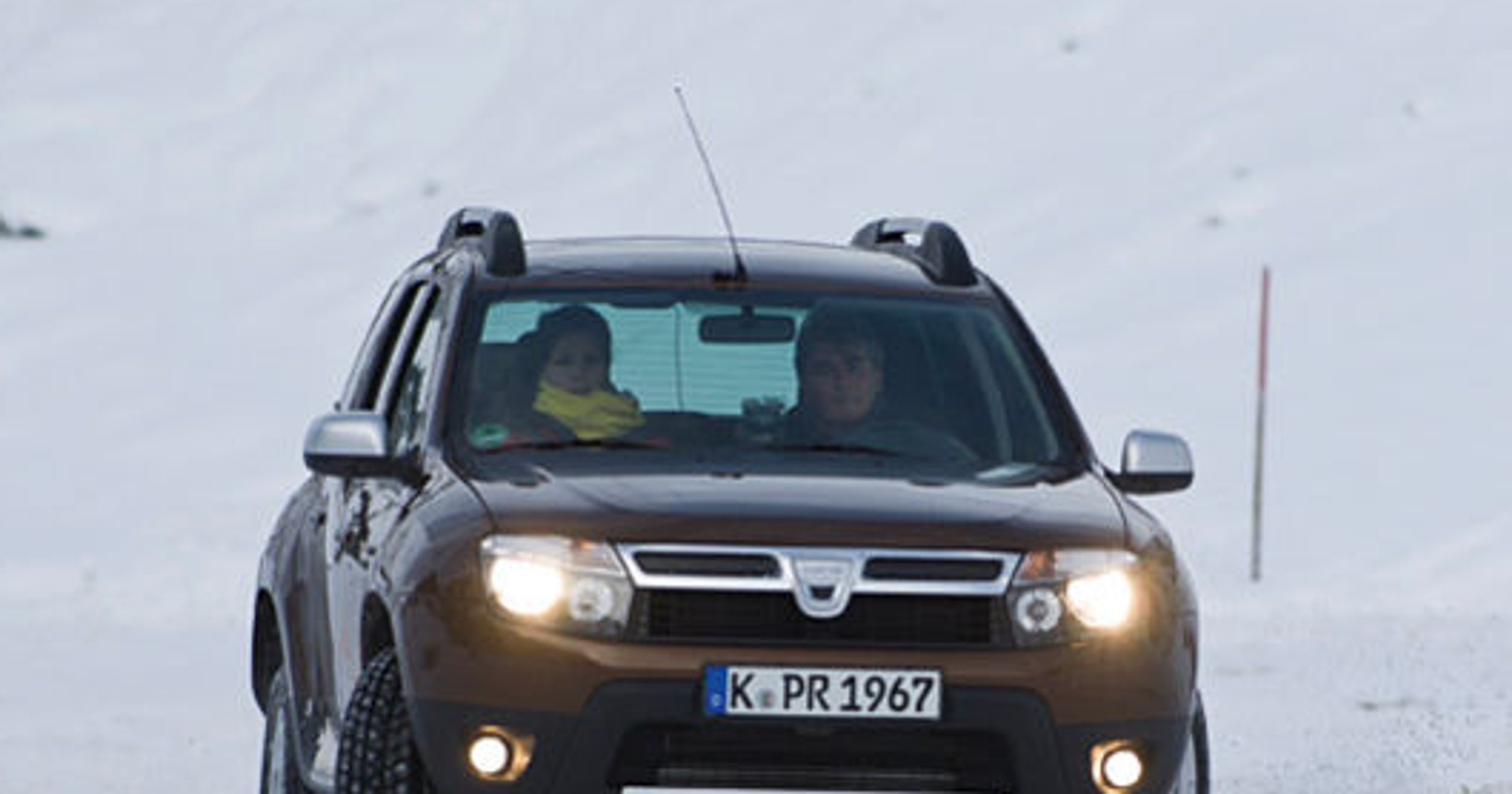Dacia Duster 4x4 niebezpieczna zimą