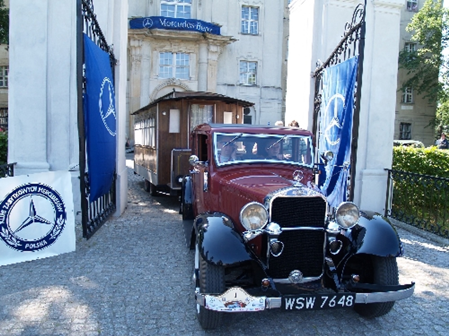 Zlot zabytkowych Mercedesów w Lesznie 8-10 czerwiec