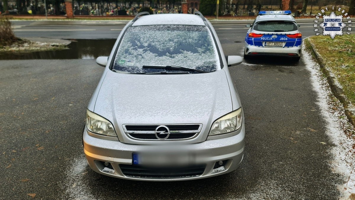 Samochód zatrzymanego.