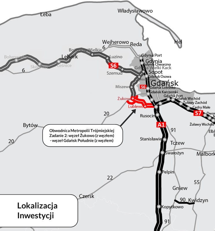 Obwodnica Metropolitalna ma zostać wykonana do 15 września 2025 r
