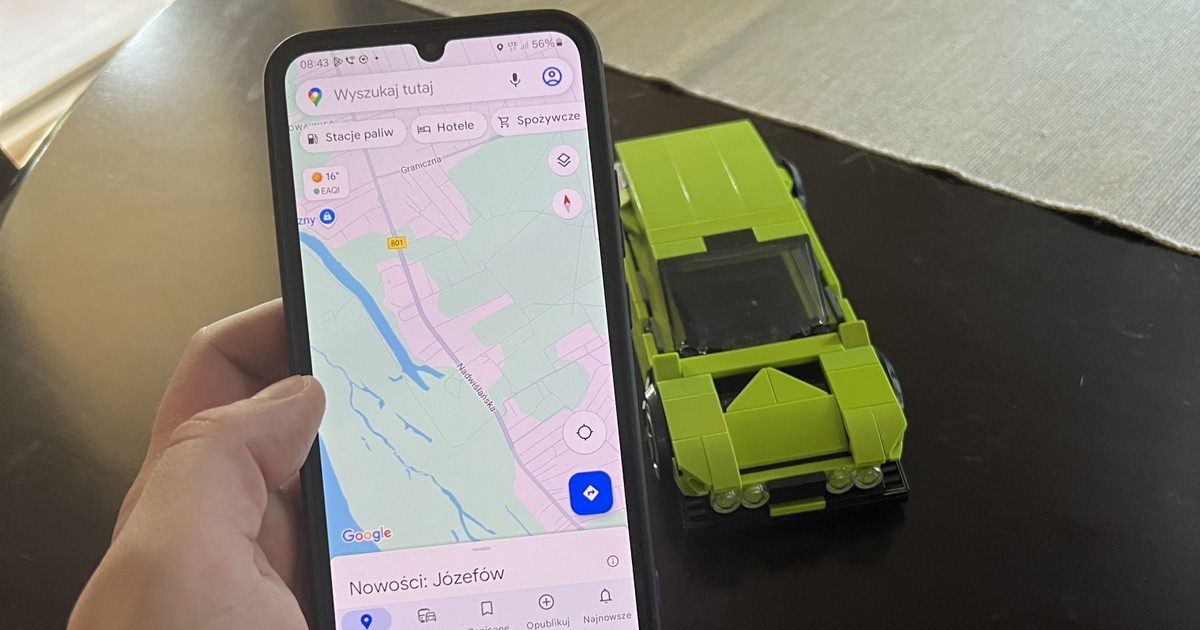 Nawigacja Google Maps (zdjęcie ilustracyjne)