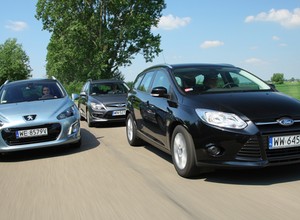 Peugeot 308 SW kontra Ford Focus kombi i Hyundai i30 CW - pomysł ten sam, ale różne wykonanie