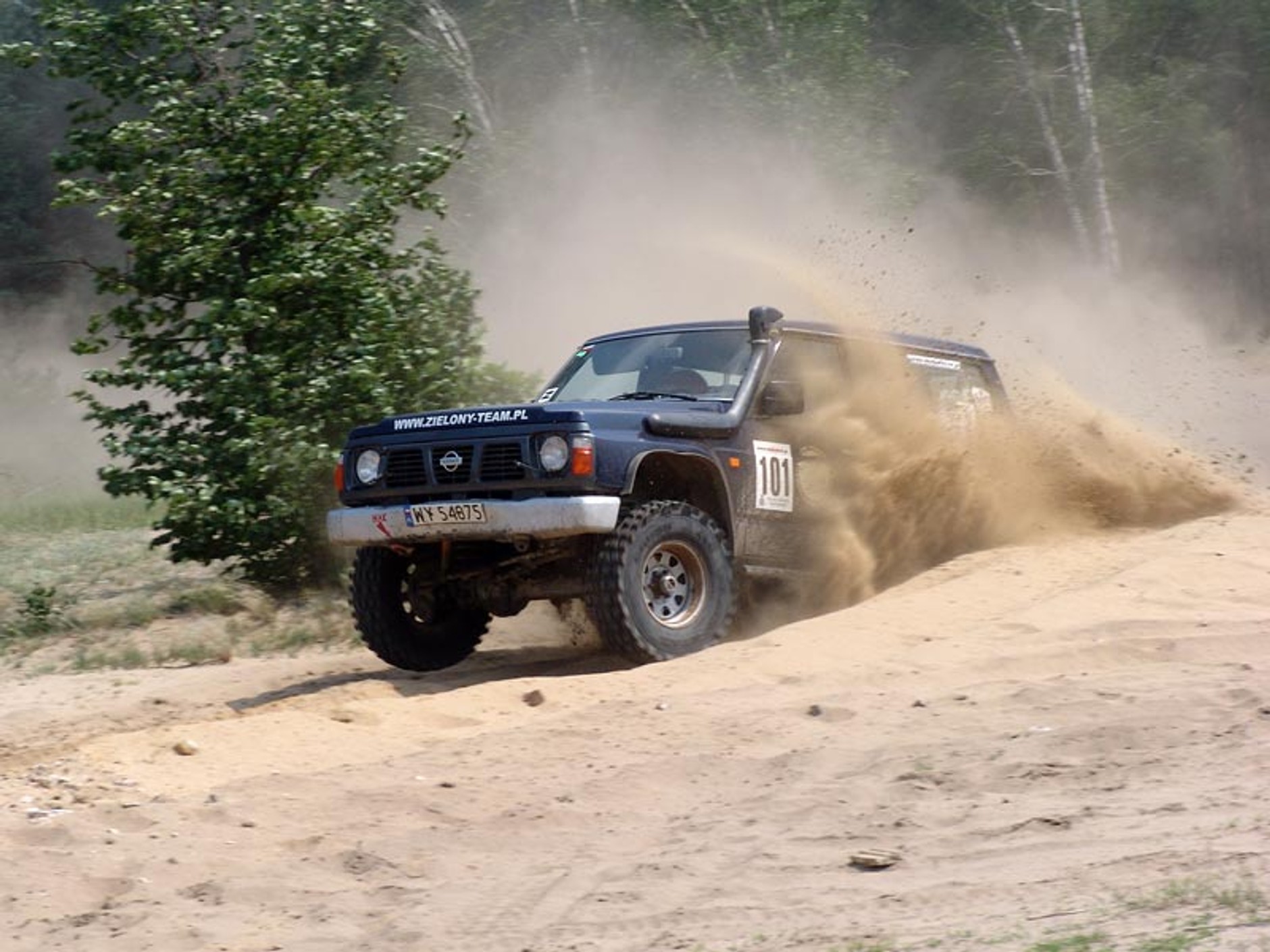 Polskie Safari 2007: w upale i piasku (fotogaleria)