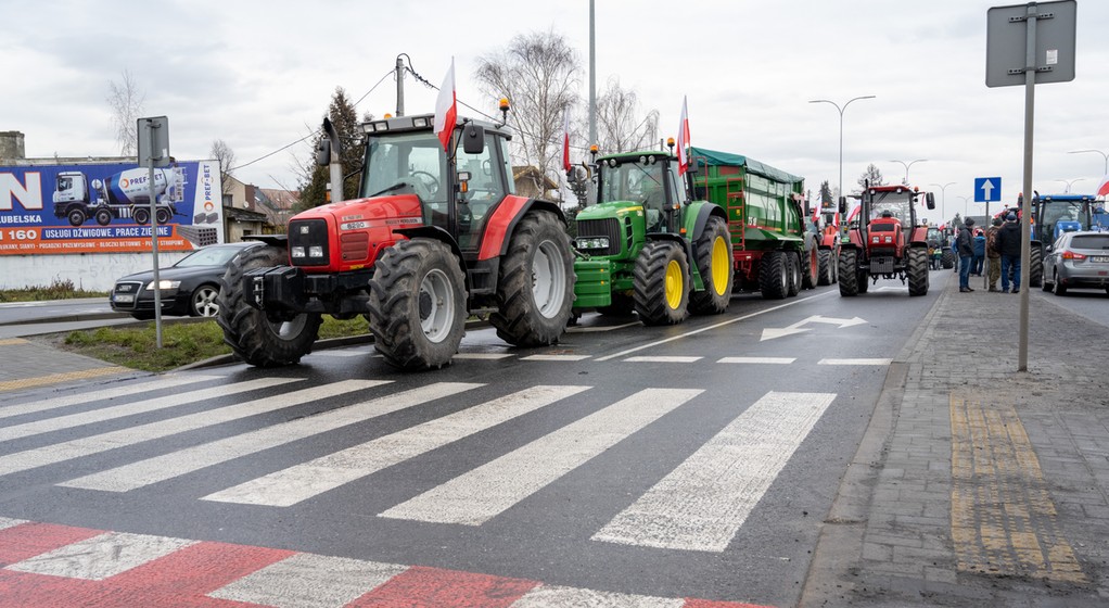 Strajk rolników w Warszawie. Trasa marszu 27 lutego