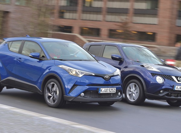 Odlotowa para - Nissan Juke i Toyota C-HR
