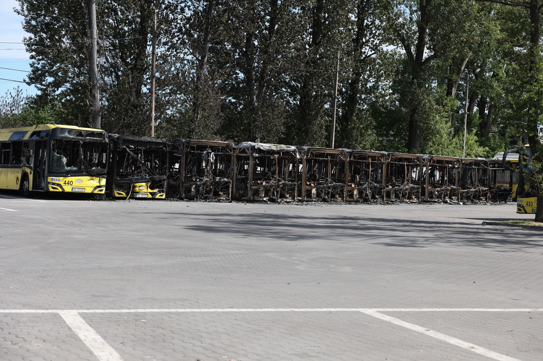 W Bytomiu spłonęło 10 autobusów. Biegły wydał opinię