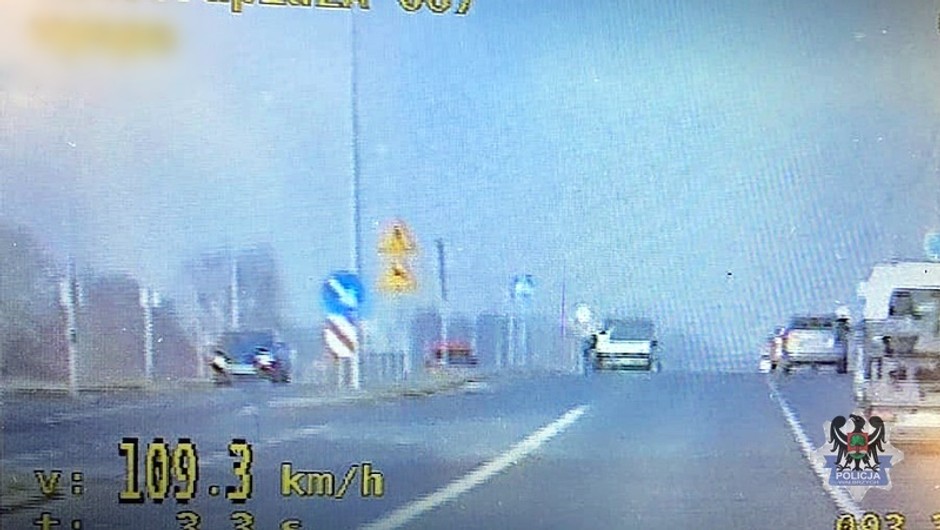 Policjanci zatrzymali 25-atka. Było za szybko aż o 59 km/h