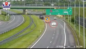 Wstrząsające nagranie z drogi S12. Operator kamer wezwał policję