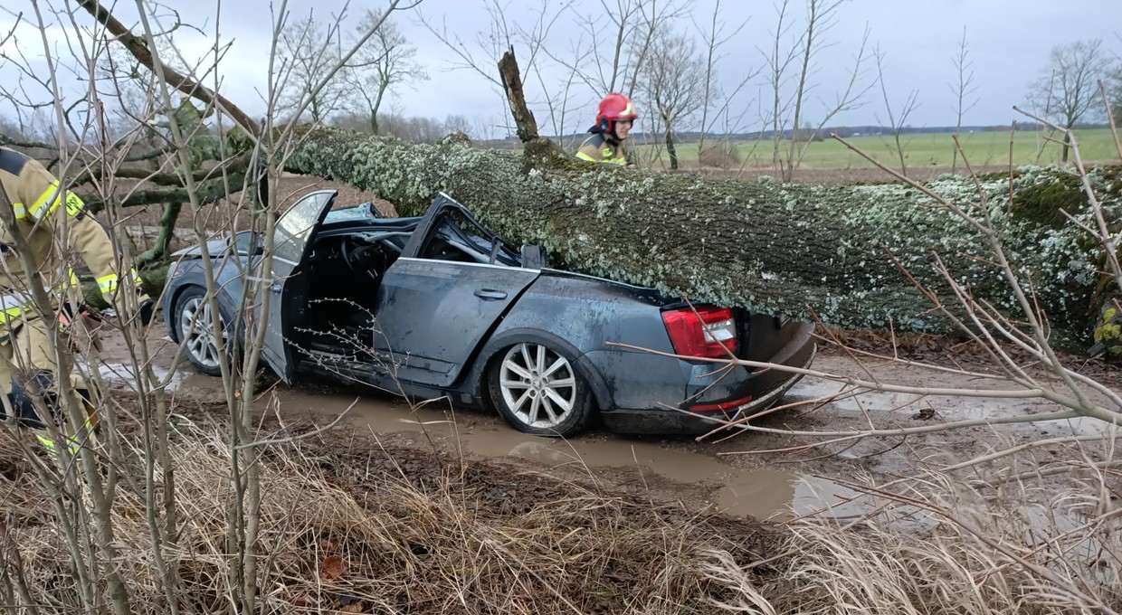 Wichury nad Polską. Będzie wiać nawet 100 km na godz. Wiele interwencji