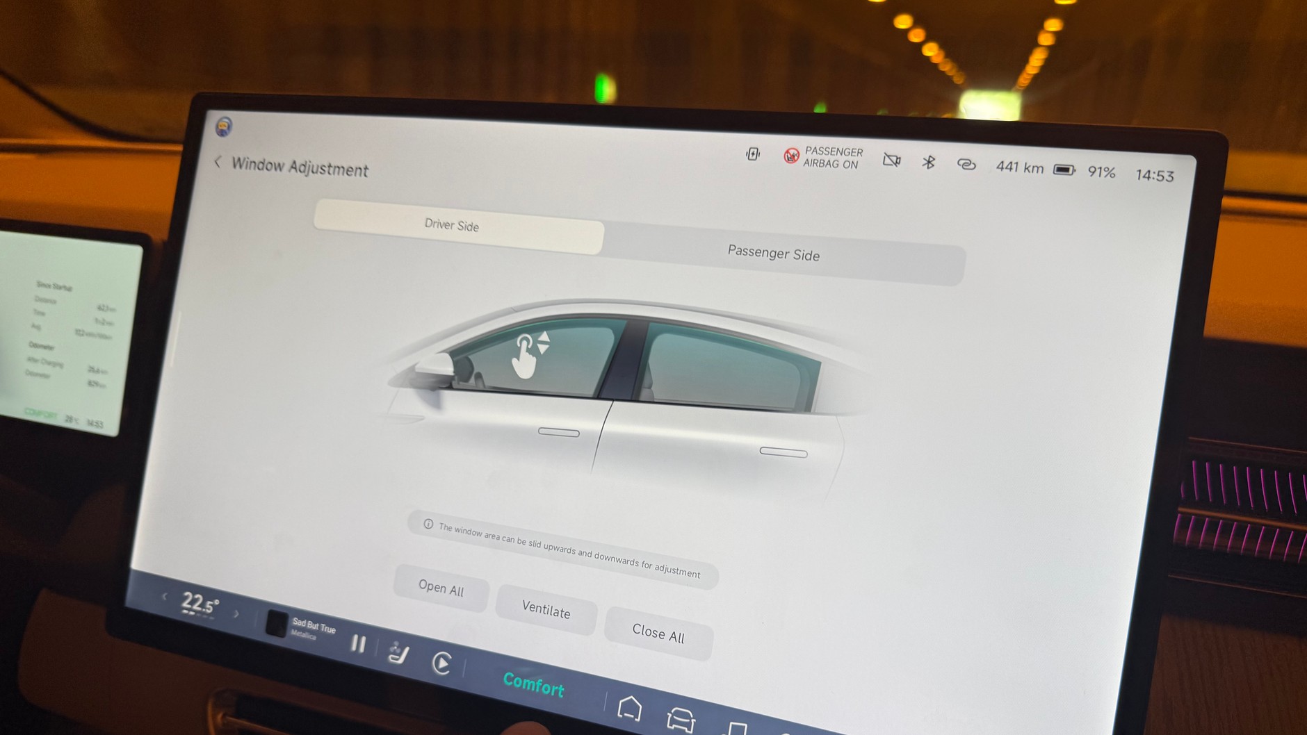Nowy Xpeng G6 – sterowanie szybami (także) przez ekran