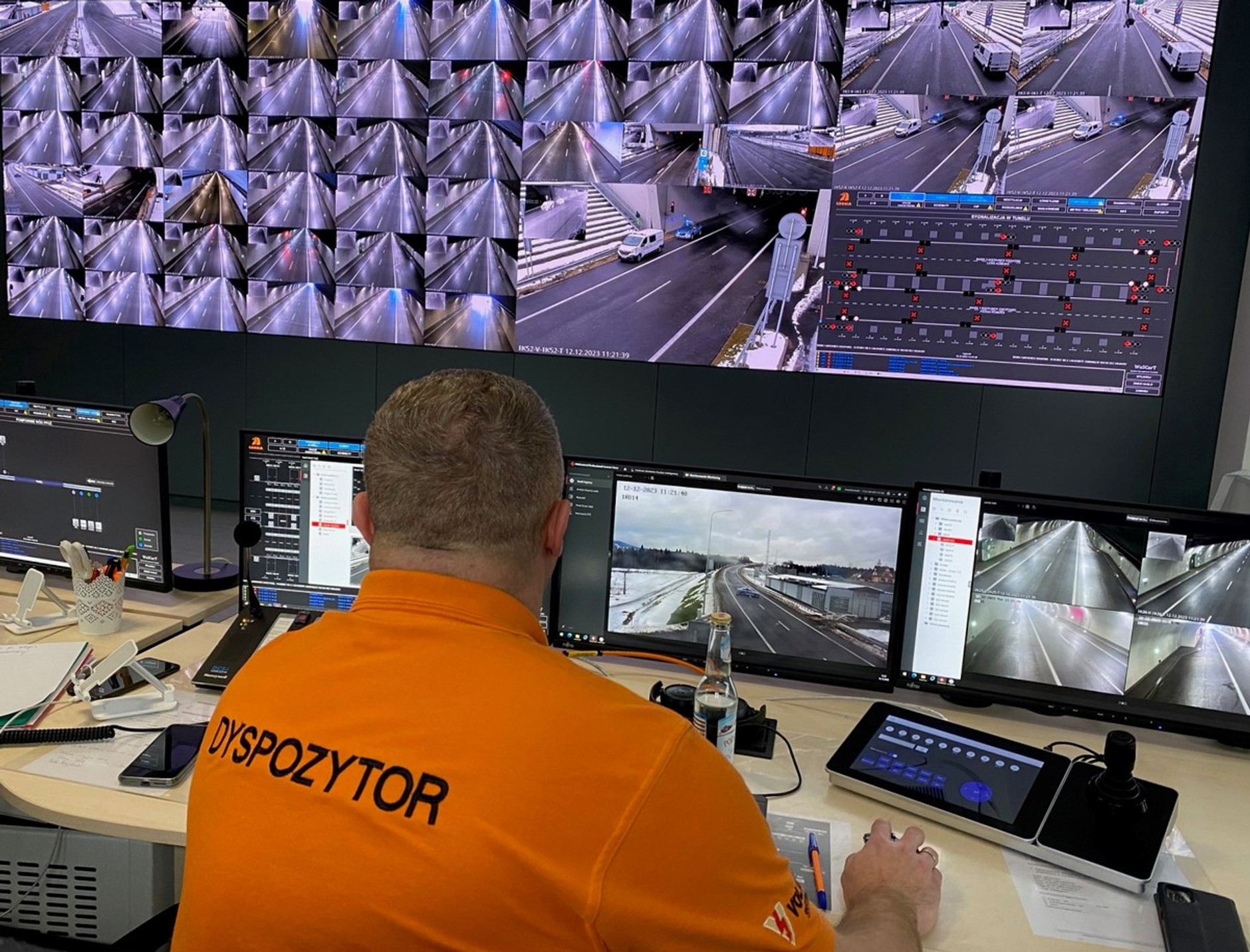 Ćwiczenia służb ratunkowych w tunelu pod Luboniem Małym