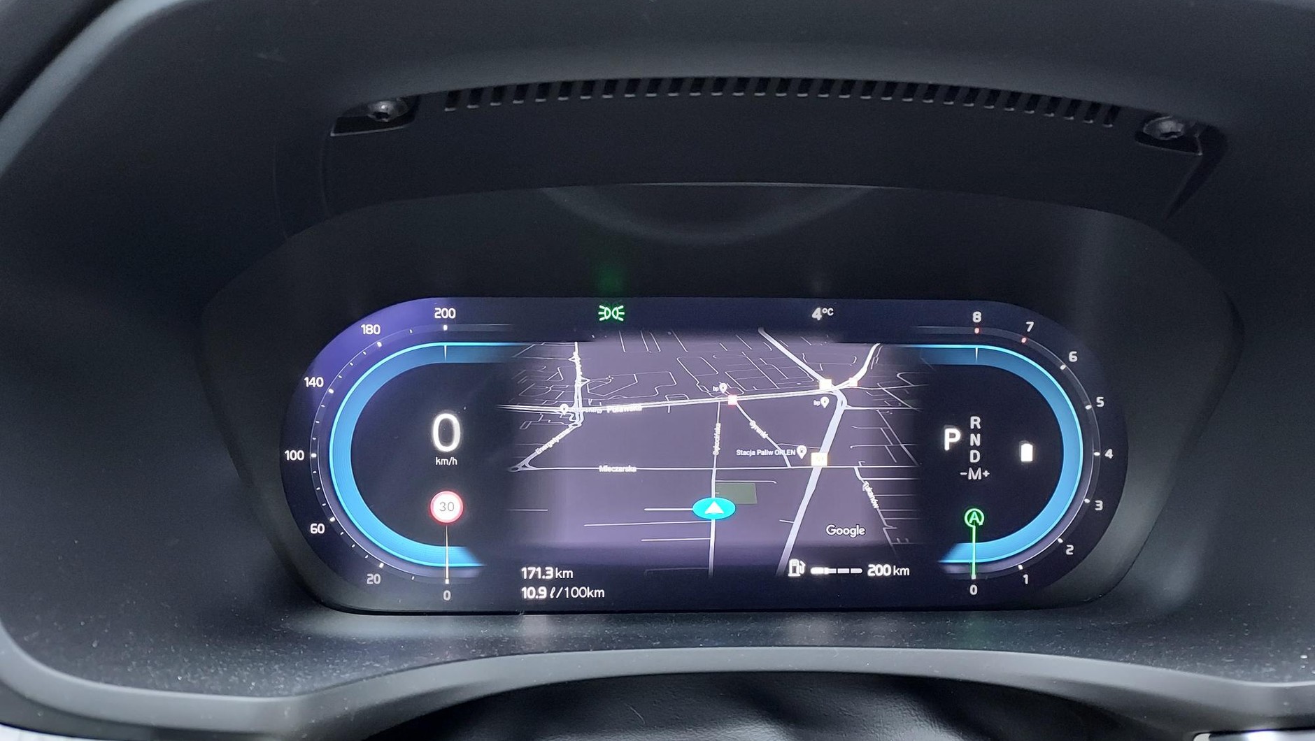 Prędkościomierz Volvo V60 B3 wyskalowany do 200 km/h