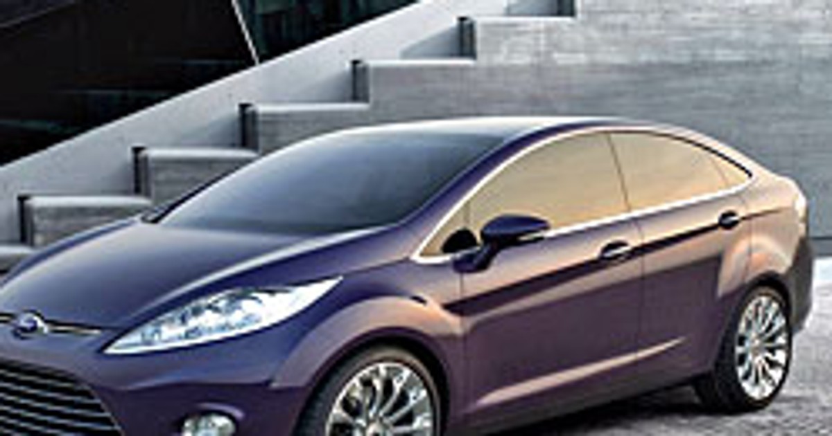 Ford Verve Concept: czterodrzwiowy notchback prezentuje się w Chinach