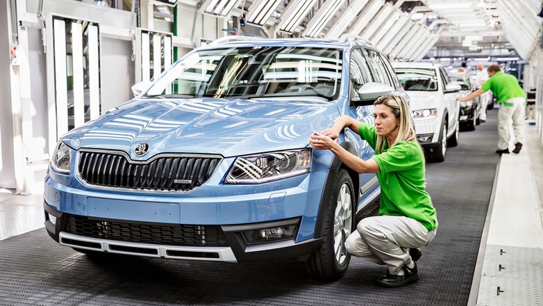 Skoda Octavia Scout - produkcja