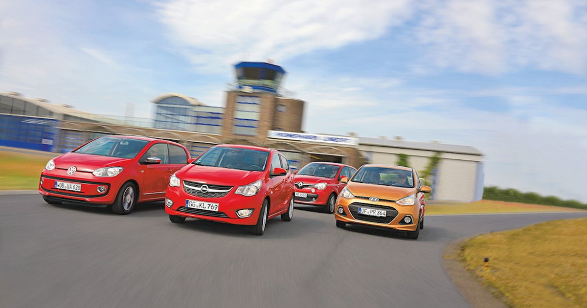 Hyundai i10, Opel Karl, Renault Twingo, VW up!