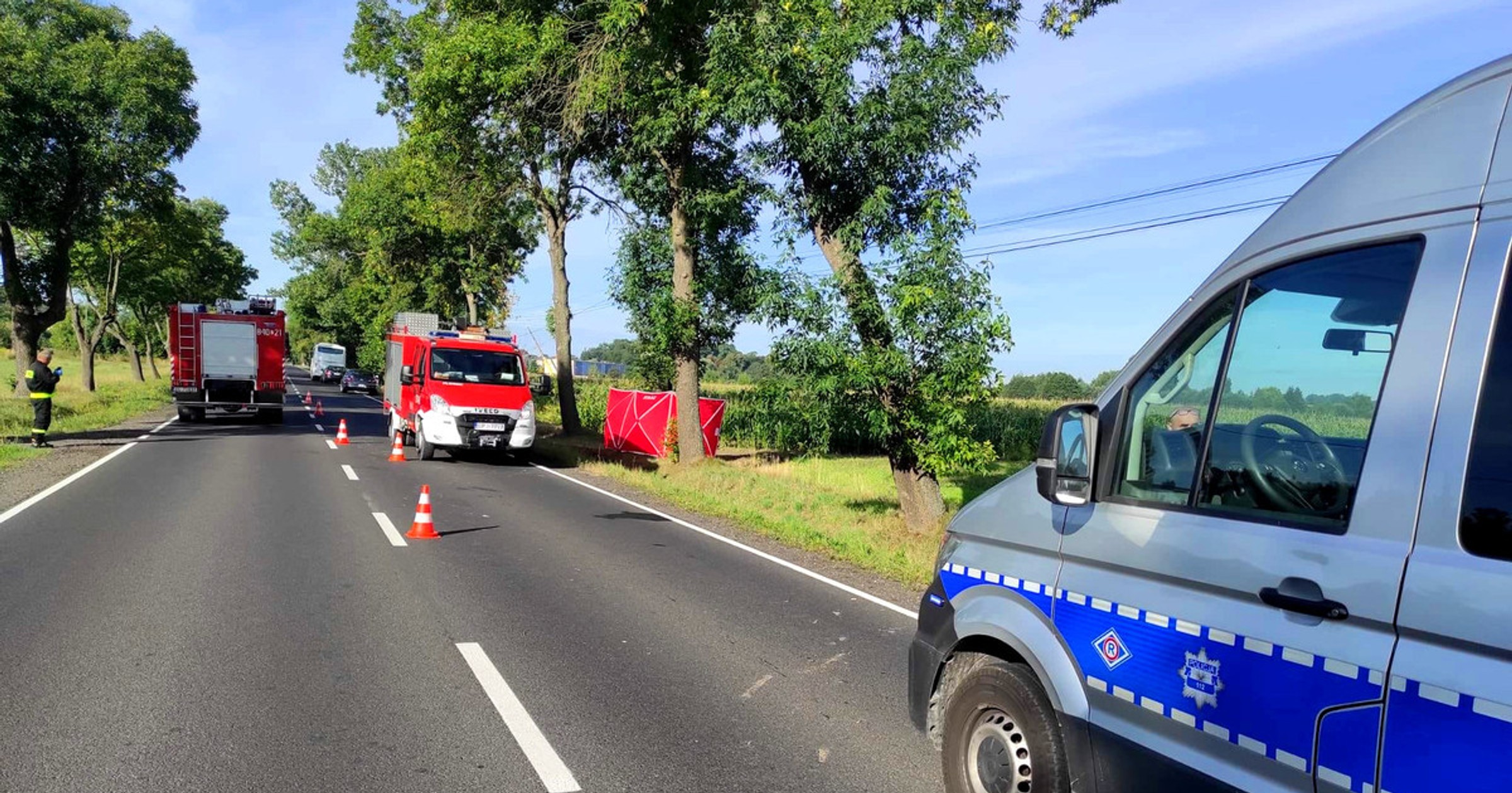 Śmiertelny wypadek na DK 91
