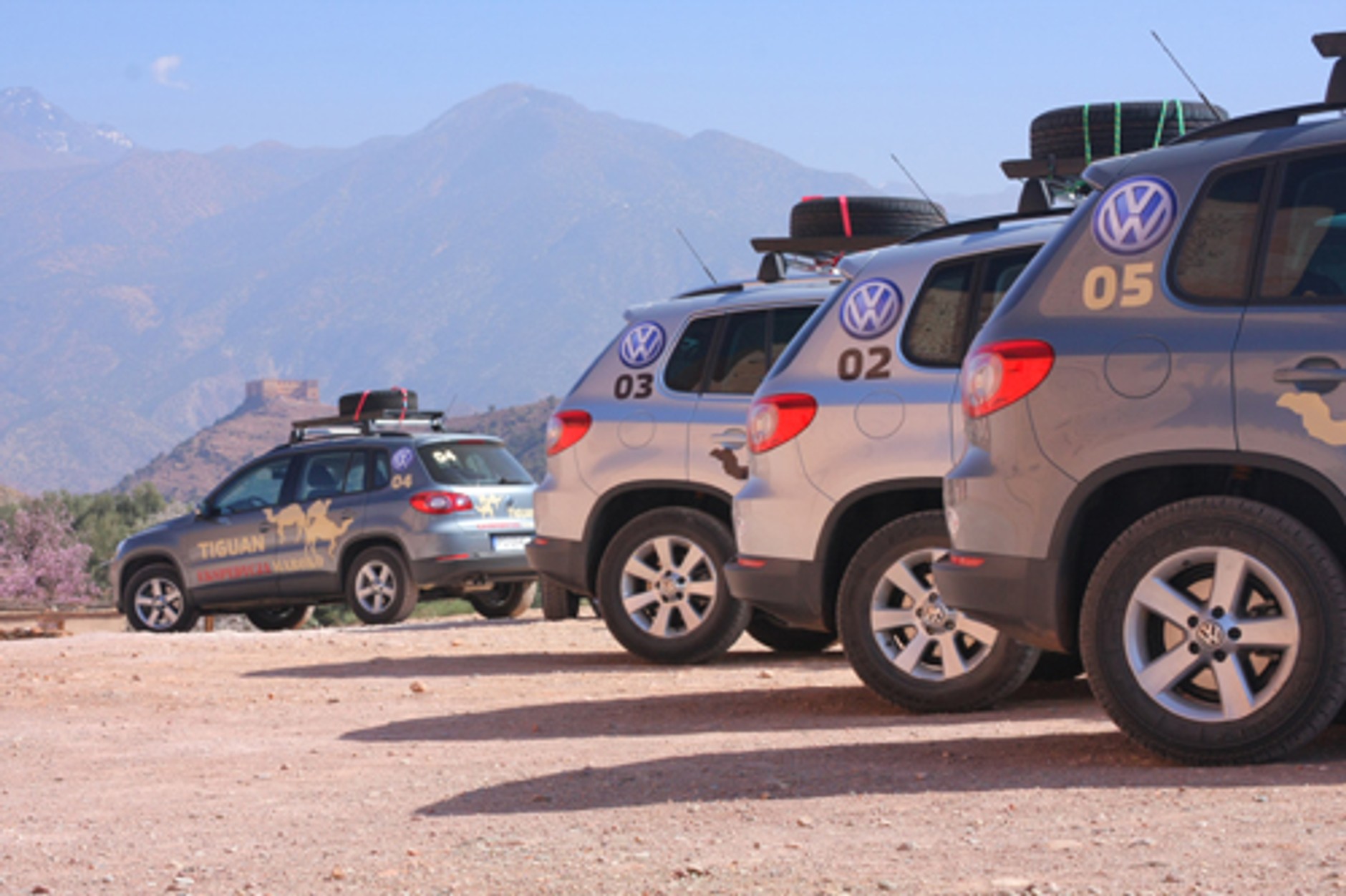 Maroko zza szyb Tiguana