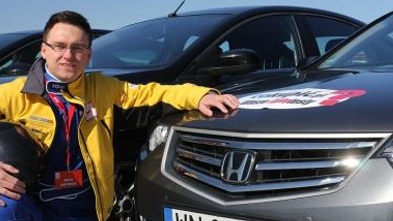 Kierowca testowy Rafał Kołtuniak