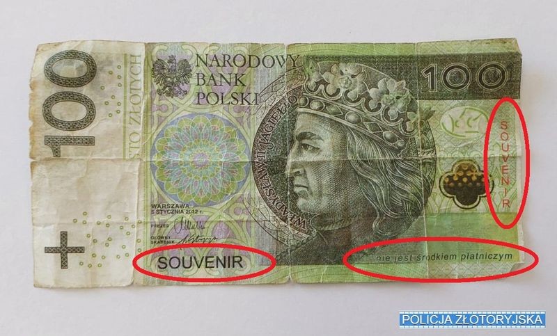 Chciał rozmienić banknot. Teraz grozi mu więzienie