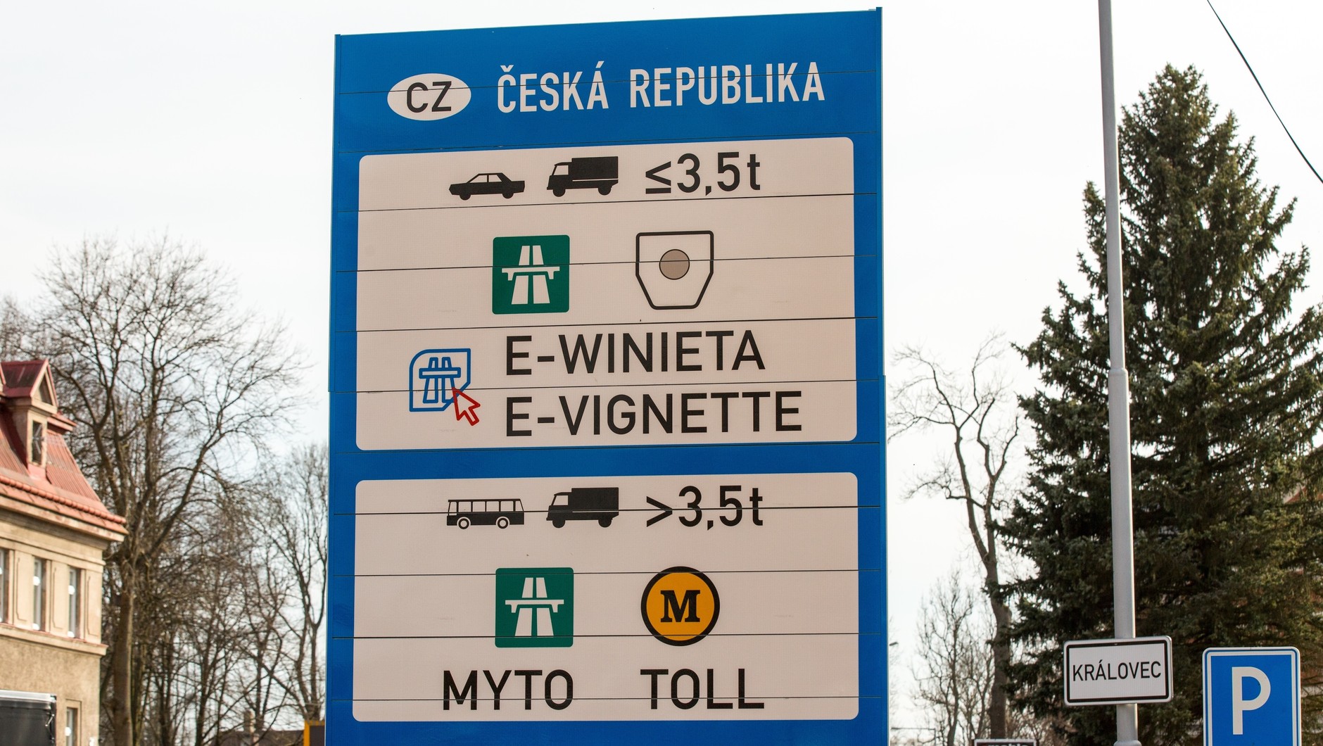 Winiety autostradowe w Czechach