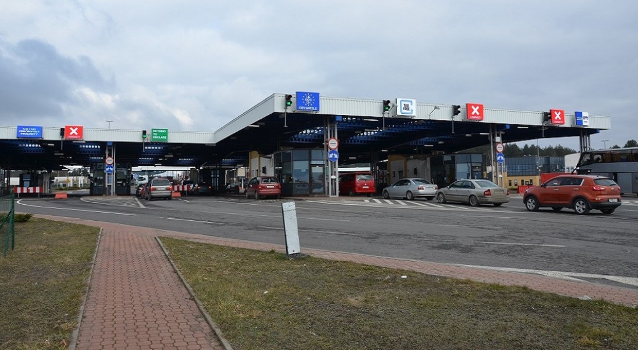 Zamknięte przejście drogowe z Białorusią