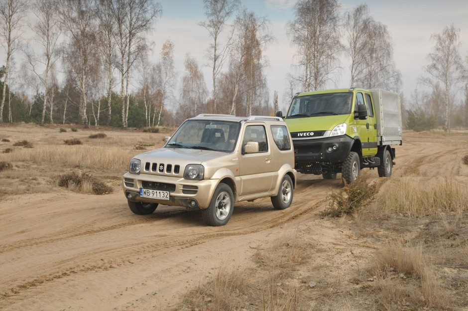 Suzuki Jimny kontra Iveco Daily 4x4: czy duży może więcej?