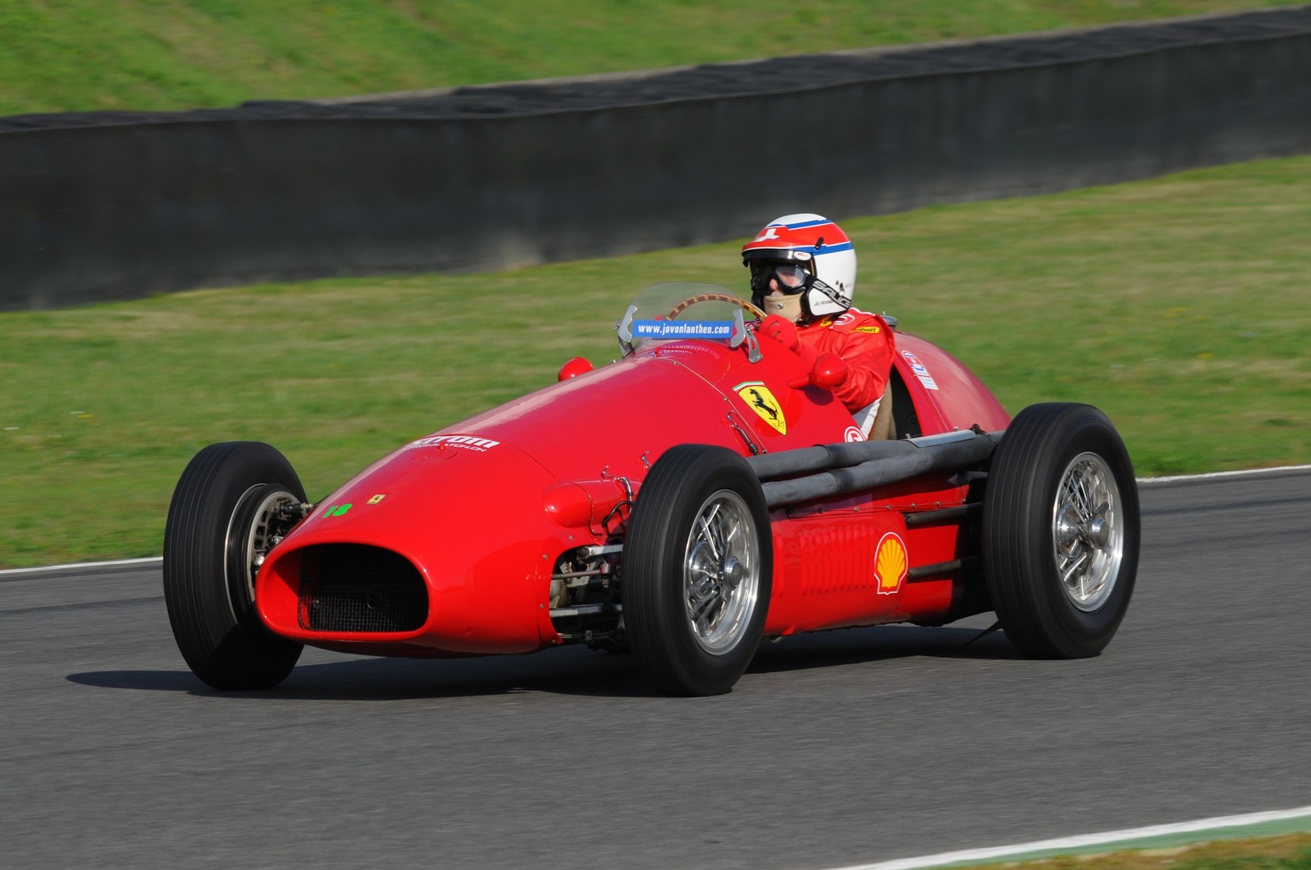 Bolid F1 Ferrari z lat 50. XX w.