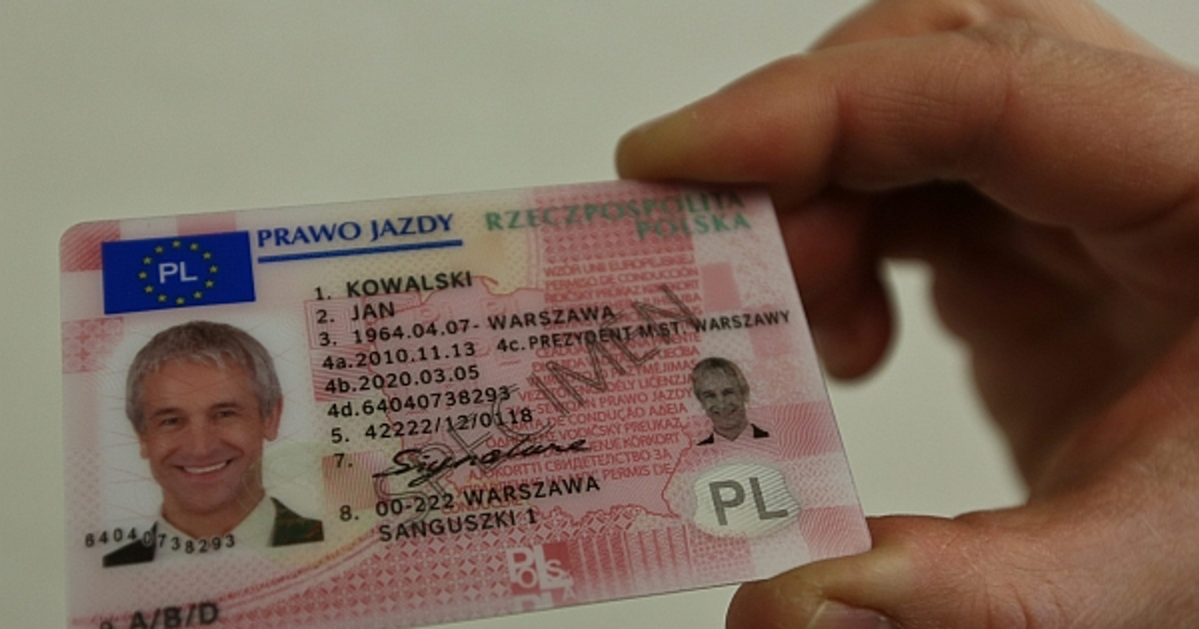 Prawo jazdy - nowy wzór dokumentu