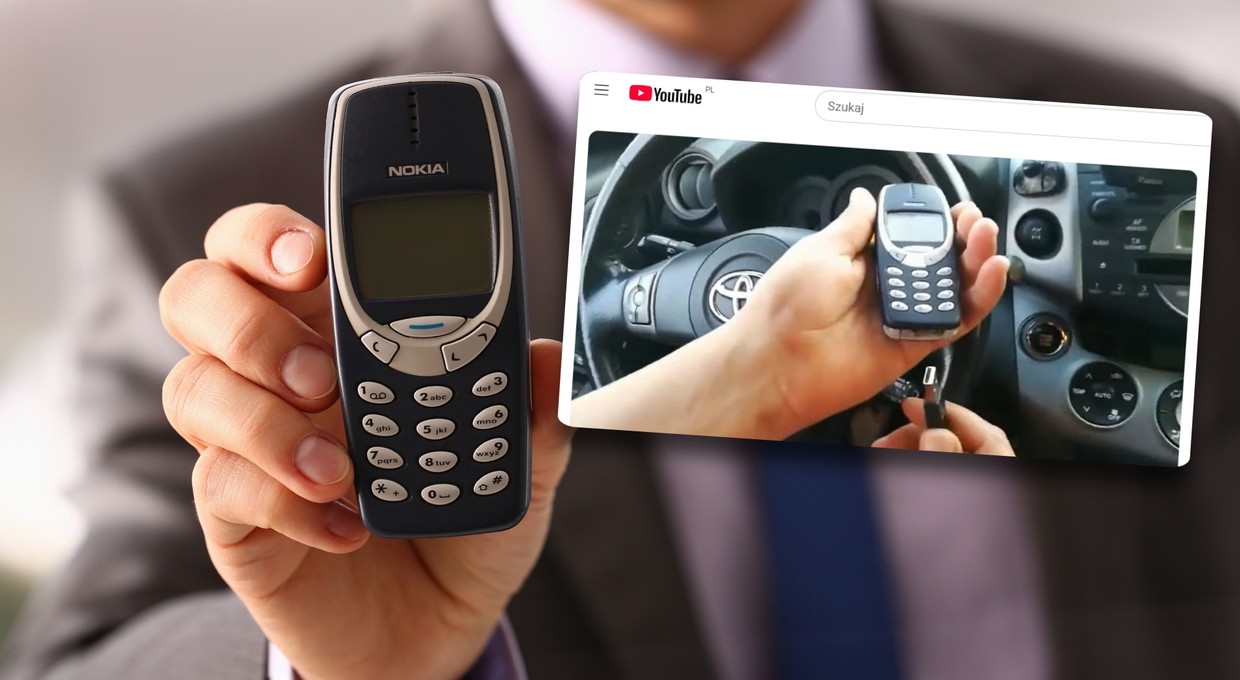 Kradzież auta metodą "na Nokię 3310" zajmuje niecałe 30 sekund. Pokazali nagranie