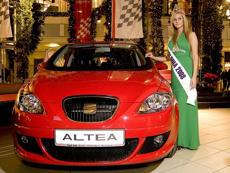 Miss Polonia 2008 i Seat Altea (fotogaleria)
